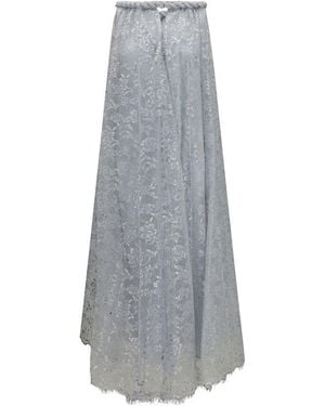 Zimmermann Silver Polyester Coat - Grey