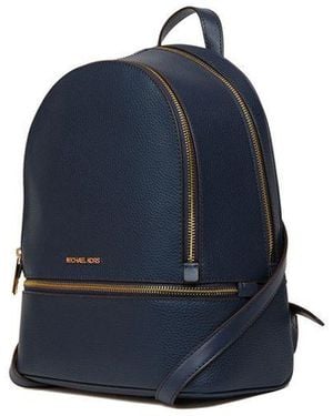 Michael Kors Backpack Leather Bags Backpacks - Blue