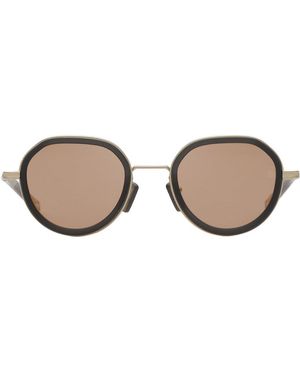 Dita Lancier Lsa 432 Polarizzato Titanio Sunglasses - Brown