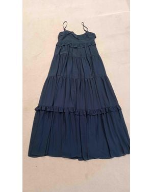 Michael Kors Tiered Maxi Dress Recycled Polyester - Blue