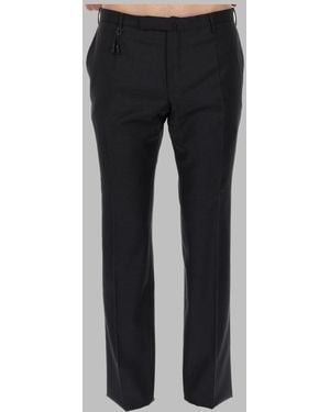 Incotex Pants Wool - Blue