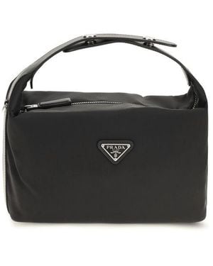 Prada Recycled Polyamide Shoulder Bag - Black