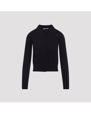Max Mara Knit Polo Jumper - Blue