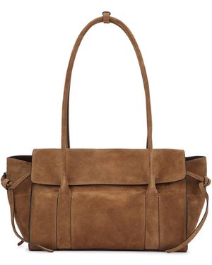 Mulberry Small Soft Bayswater Suede - Brown