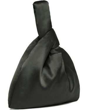 Nanushka Jen Slip Satin Tote Bag - Black