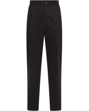 Moncler Moncler Tailored Cotton Trousers - Black
