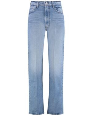 Mother The Lasso 5-Pocket Straight-Leg Jeans - Blue