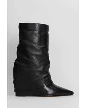 The Seller High Heels Ankle Boots - Black