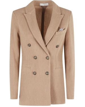 Circolo 1901 Double Breasted Wv - Natural