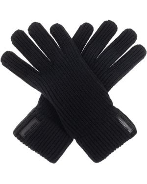 Giorgio Armani Cashmere Gloves - Black