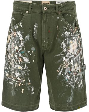 GALLERY DEPT. Cotton Bermuda Shorts - Green