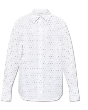 Sportmax Embellished Cotton Shirt - White