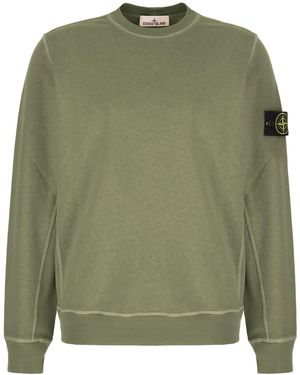 Stone Island Cotton Sweatshirt - Green