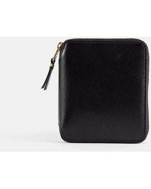 Comme des Garçons Leather Medium Zip Wallet Small Goods - Black