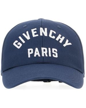 Givenchy Cotton Baseball Cap - Blue