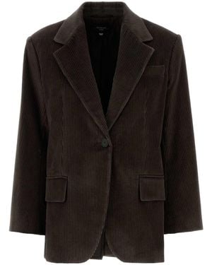 Weekend by Maxmara Mud Corduroy Formia Blazer - Black