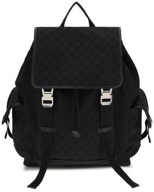 Gucci Fabric Backpack - Black