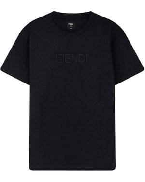 Fendi T-Shirts And Polos - Black