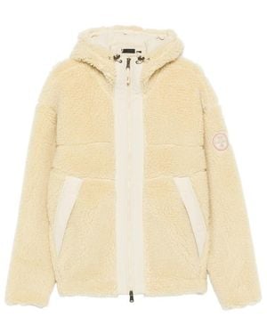 Napapijri Fleece Hooded Jacket - Natural