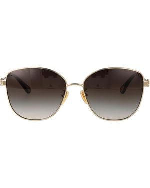 Chloé Metal Sunglasses - Brown