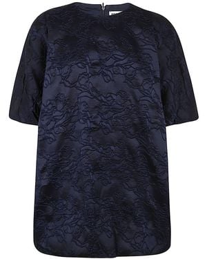 Essentiel Antwerp Grateful Jacquard Dress - Blue