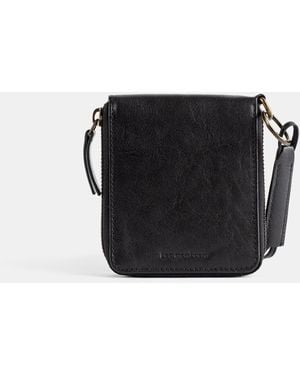 Bea Mombaers Zipped Leather Wallet - Black