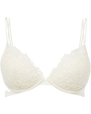 La Perla Off- Macramé Push-Up Bra Lpd906397 Clothing - White