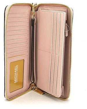 Michael Kors Wallet Leather Bags - Natural