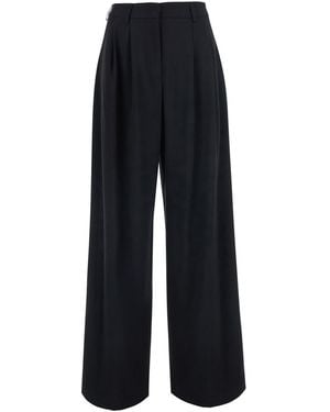 Le Plain Pants Wool-Blend Wool Blend - Black