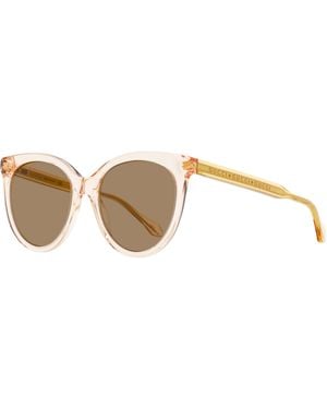 Gucci Oval Sunglasses Gg0565S 004 54Mm Plastic (Acetate/Optyl) - Black