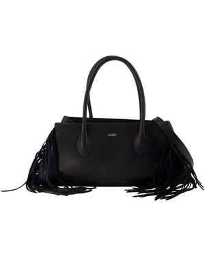 Amiri Fringe Honey 40 Shoulder Bag - Black