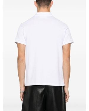 Ami Paris De Coeur Cotton Plo Shirt - White