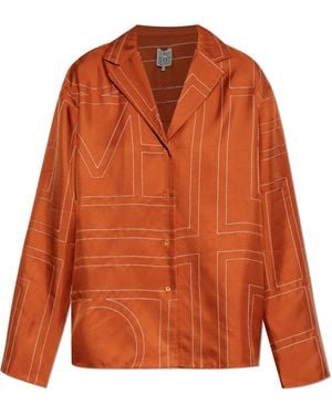 TOTEME Toteme Silk Shirt - Orange