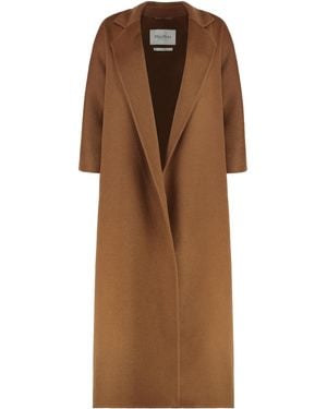 Max Mara Long Coat Gitano Camel Hair - Brown