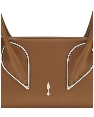Christian Louboutin Shoulder Bag Venus Calfskin Calf Leather - Brown