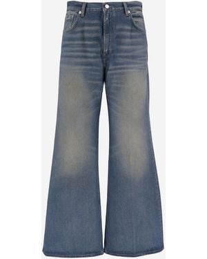 Haikure Cotton Denim Jeans - Blue