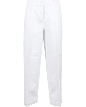 Via Masini 80 Trousers - White