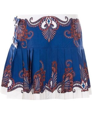 FARM Rio Arabesque Skirt - Blue