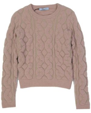 Blumarine Wool Blend Jumper - Brown