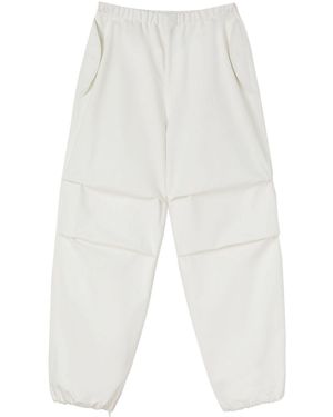 Jil Sander Tapered Cotton Pants - White