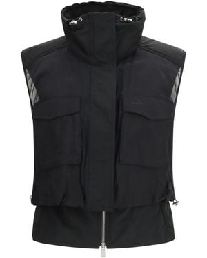 Pinko Geraldine Vest Nylon Jacket - Black