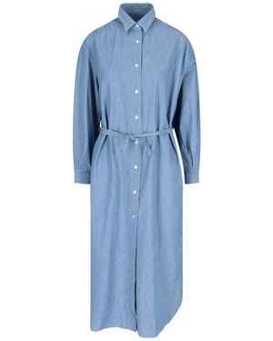 Finamore 1925 Dresses Cotton - Blue