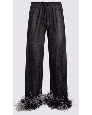 Oséree Trousers Pa Metallic - Black