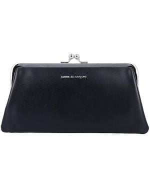 Comme des Garçons Kiss-Clasp Purse - Blue