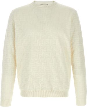 Fendi 'Zucca' Jumper - White