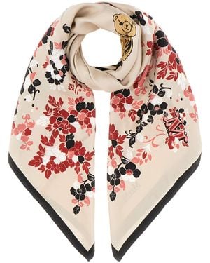 Max Mara Printed Silk Foulard - Pink