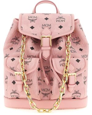 MCM Aren Backpack - Pink