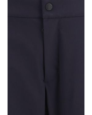Moncler Insulated Ski Trousers Polyamide Trousers - Blue