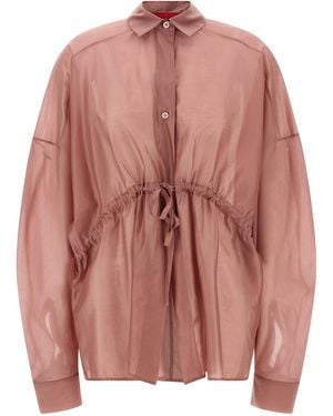 Thelatest Dalida Shirt Lyocell Shirt, Blouse - Pink