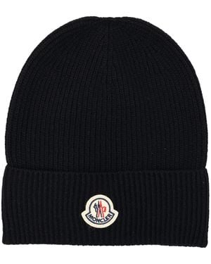 Bally Wool And Cashmere Beanie - Black